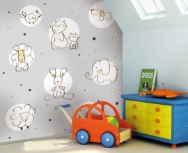 Noordwand Little fotowand Dream friends dieren
