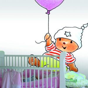 Noordwand Sweet fotowand Bobbi ballon paars