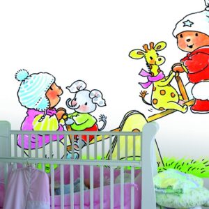 Noordwand Sweet fotowand Bobbi on the Seesaw