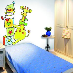 Noordwand Sweet fotowand Growing Up giraf