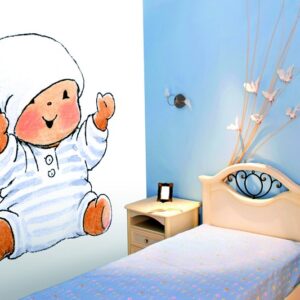 Noordwand Sweet fotowand Hello Bear