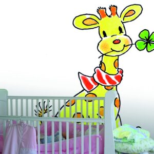 Noordwand Sweet fotowand Lucky Giraffe
