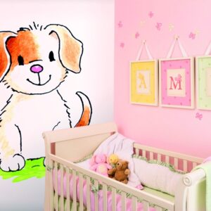 Noordwand Sweet fotowand Max hondje