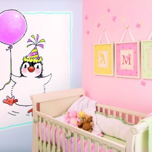 Noordwand Sweet fotowand Pinguin with Balloon