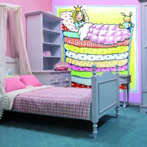 Noordwand Sweet fotowand Princess in Bunk Bed