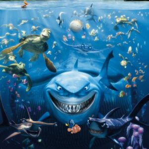 Spits Disney fotowand Nemo haai schildpad vis