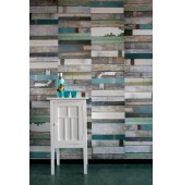 Studio Ditte Wallpower sloophout planken groen