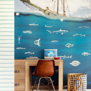 Wallpower Junior Fotowand Deep Sea Blue 364140