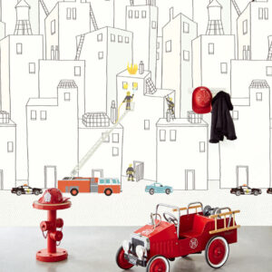 Wallpower Junior fotowand Firemen in the City 364173