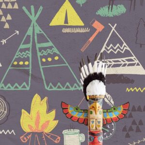 Wallpower Junior Fotowand Indian Dark Night 364127