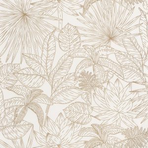 L Ódyssee behang met bloemen 101430020