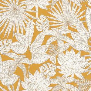 L 'Odyssee behang met bloemen 101432216