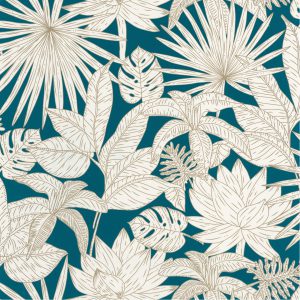 L'Odyssee behang met bloemen 101436625