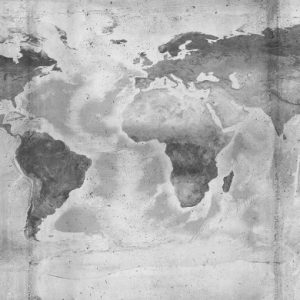 Komar Pure P039-VD5 Concrete World/Wereld/Modern/Grijs Fotobehang Noordwand