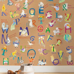 Komar Pure P036-VD2 Animals A-Z/Dieren/Kinder/Peuter/Kleuter Fotobehang Noordwand