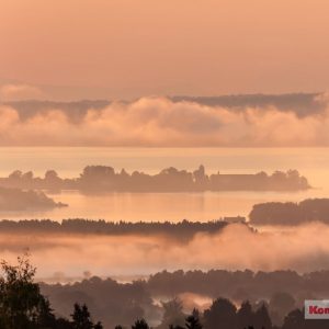 Komar Pure P031-VD3 Chiemsee/Zee/Meer/Landschap/Natuur Fotobehang Noordwand