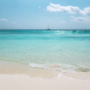 Komar Pure PSH097-VD4 Azur Ocean/Zee/Oceaan/Strand Fotobehang Noordwand