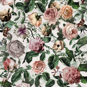 Komar Pure P021-VD2 Romance/Bloemen/Romantisch/Klassiek Fotobehang Noordwand