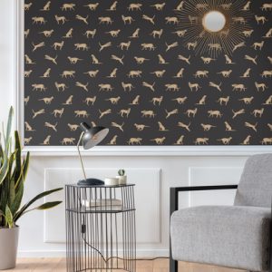 Caselio behang Moonlight met luipaard