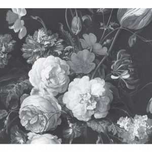 Kek fotobehang Golden Age Flowers