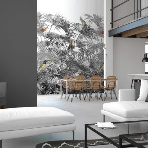 Color Choc fotobehang Light en dark toekan INK 7356