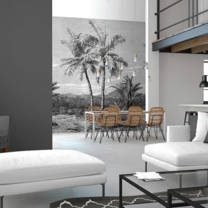 Color Choc fotobehang Light en Dark Palm  INK 7355