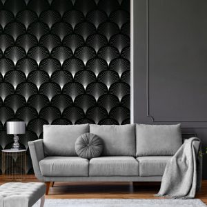 Color Choc  fotobehang Light en dark INK 7335