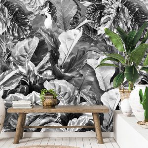 Color choc fotobehang Light en Dark botanisch INK 7345