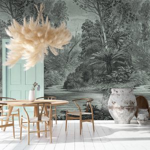 Color choc fotobehang Light en Dark INK 7331