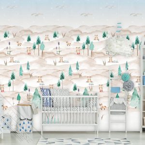 Wallprint Foxy Forest INK 7228