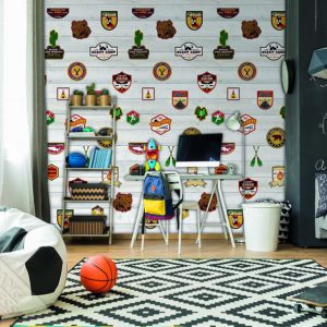 Wallprint Camp Badges