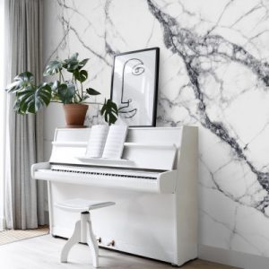 Esta Black & White fotobehang  marmer 158942