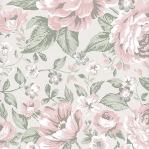 Newbie behang Rosie met bloemen