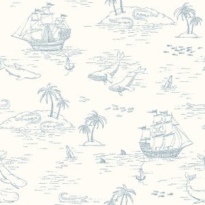 Newbie behang Treasure Island