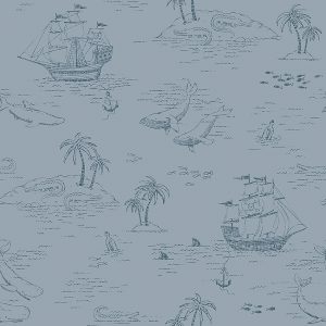 Newbie behang Treasure island