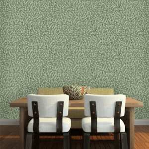 Falsterbo III behang met blaadjes Hazel