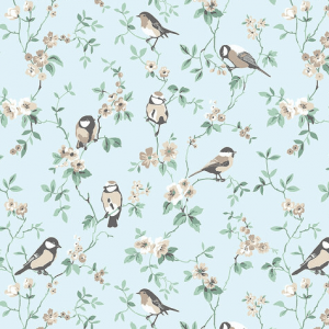 Falsterbo III behang met vogeltjes Birds