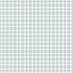 Falsterbo III behang met ruitjes blauw