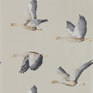 Sanderson behang Elysian Geese/ganzen