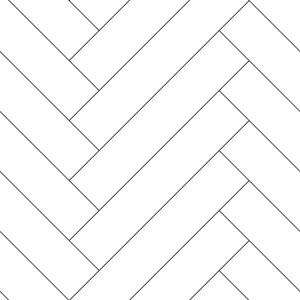 Esta behang Art Deco visgraat zwart/wit 139219