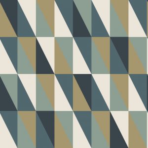 Esta behang Art Deco grafische driehoeken 139197