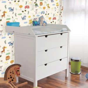 Havana behang met dieren multicolor