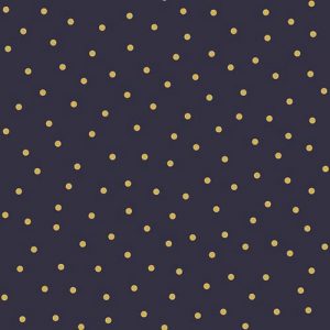 Havana behang met stippen blauw goud