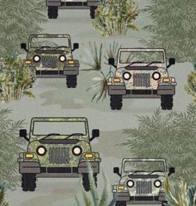 Behangexpresse Sofie & Junar - Bush Drive green INK7653