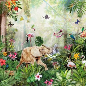 Behangexpresse Sofie & Junar - Jungle Dance INK7665