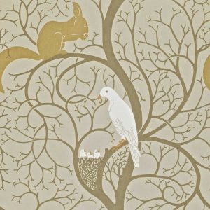 Sanderson One Sixty behang Squirrel &Dove