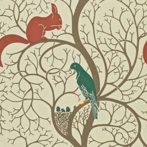 Sanderson One sixty behang Squirel &Dove