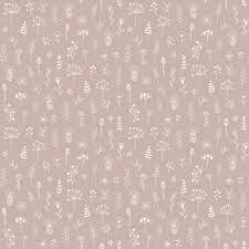 Esta behang Forest Friends bloemetjes oudroze 139280