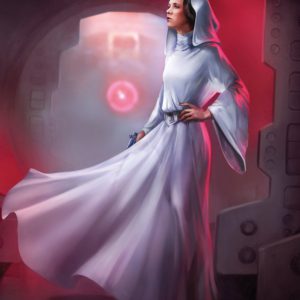 Komar fotobehang DX4-046 Star Wars Classic Leia