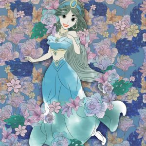 Komar fotobehang DX4-079 Jasmin Colored Flowers